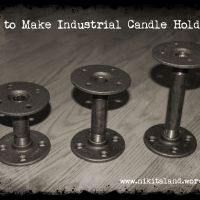 PIPE DREAM: How To Make Industrial Candle Holders